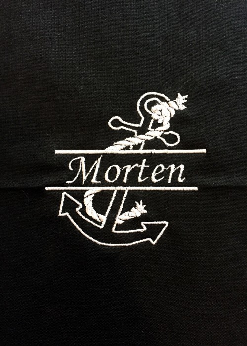 Forkle - Maritime motiv - Monogram Anker 1