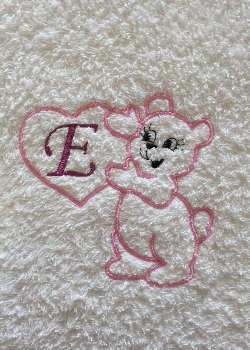 Teddy Monogram - Rosa