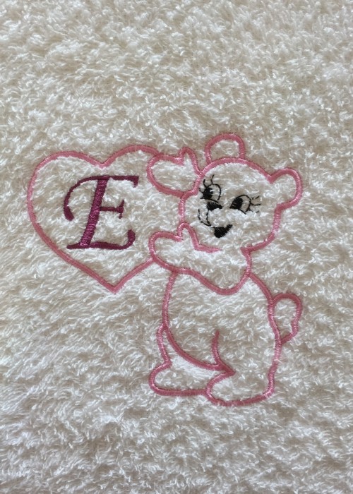 Teddy Monogram - Rosa