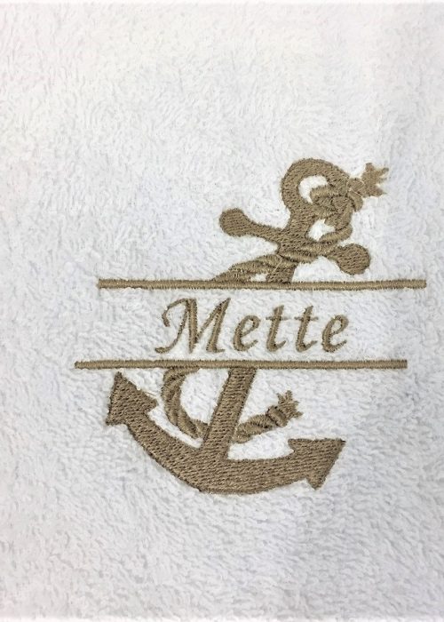 Frotté - Maritimt - Ankermonogram 1