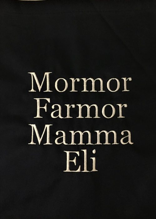 Serviett - Forkle - Stoffnett - Monogrammer - Navn/Initialer - Kunde