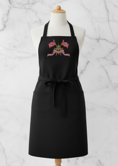 Bunadsforkle med flagg