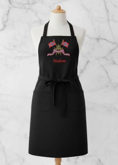 Bunadsforkle med flagg