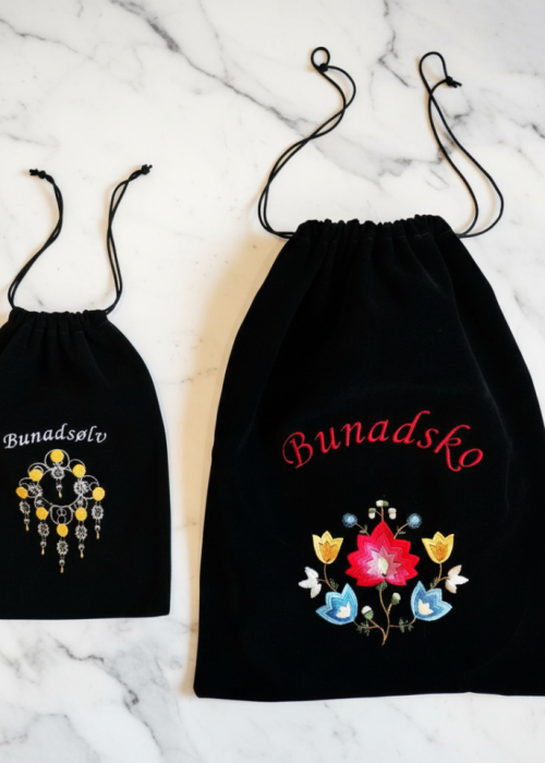 Sett med Skopose og Bunadsølv Frafjord
